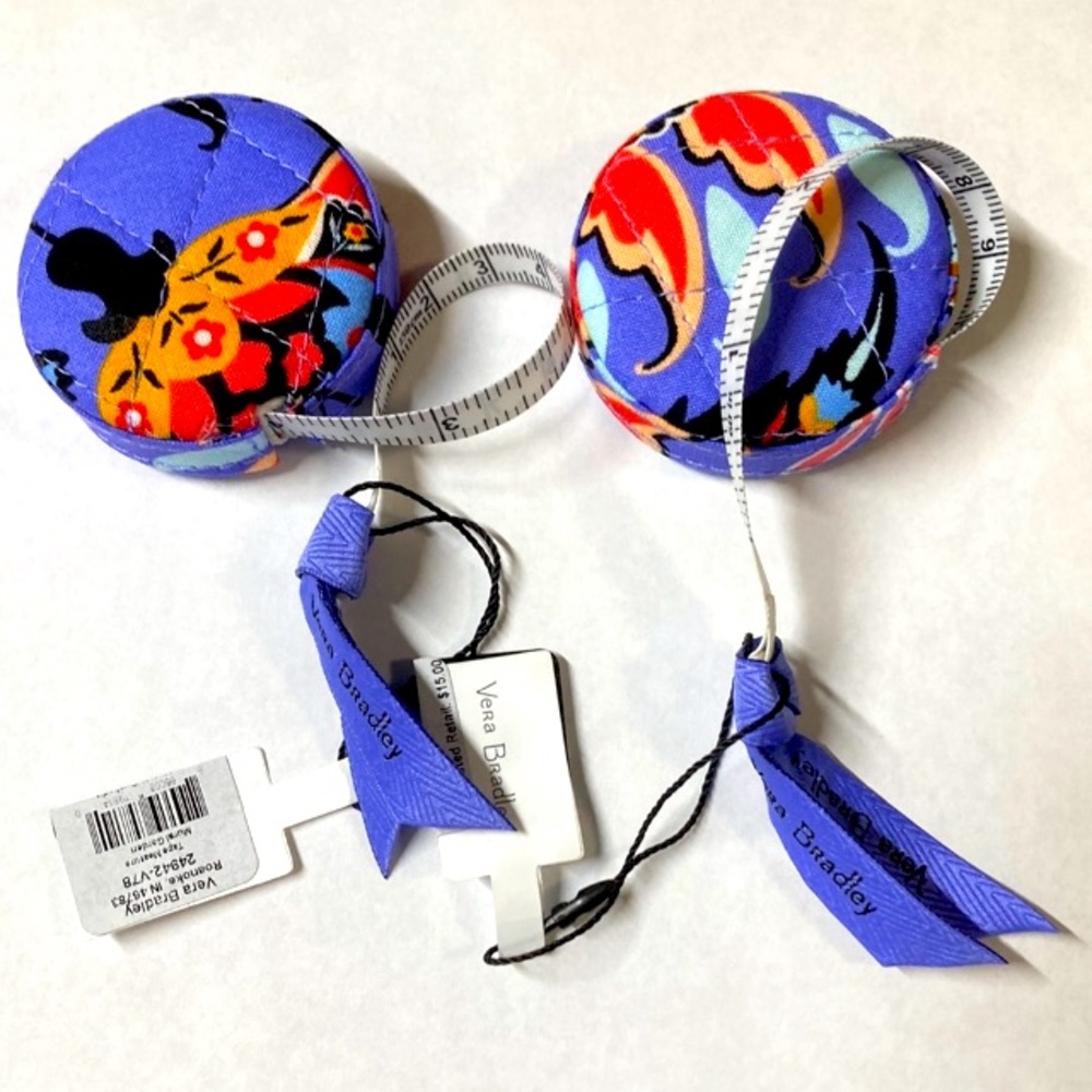Vera Bradley Measuring Tape Mural Garden Pattern
